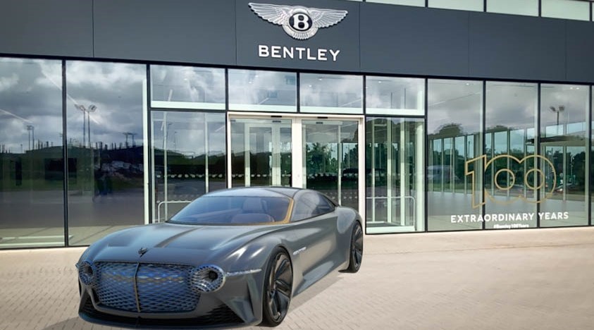 BENTLEY LAUNCHES AR APP TO SHOWCASE  EXP 100 GT